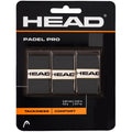 HEAD OVERGRIP BLACK 3PCS (ACCESSORIES)