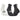 BULLPADEL BPPMR 2601 PREMIER BLACK/WHITE 26 (SOCKS)