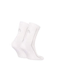 HEAD PERFORMANCE SOCKS PACK OF 2 WHITE SOCKS)